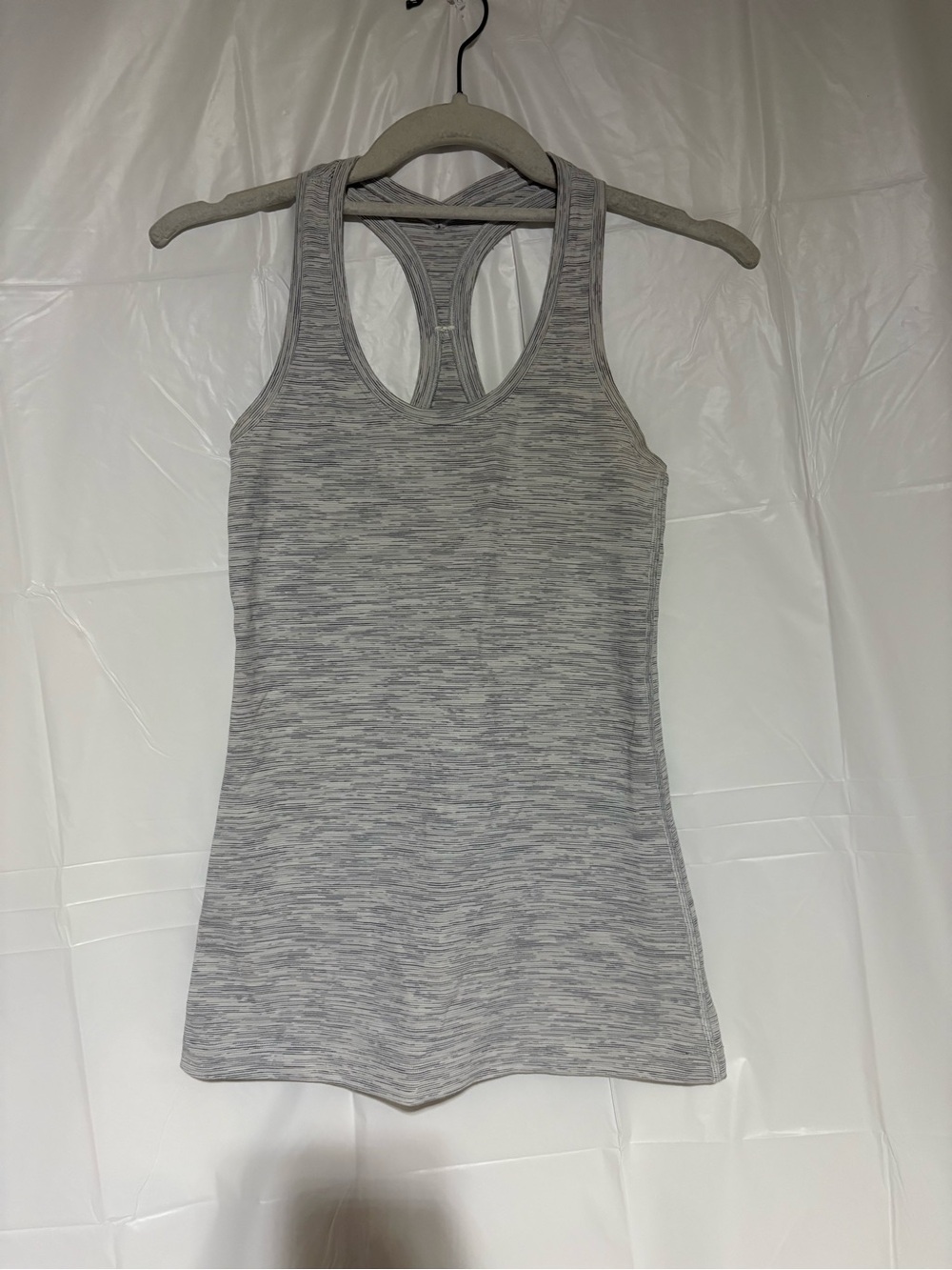 lululemon athletica Heather Gray Racerback Tank